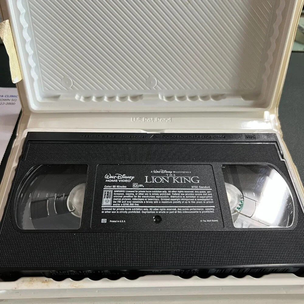 Disney VHS - The Lion King (1995) - Masterpiece Collection 2977-1